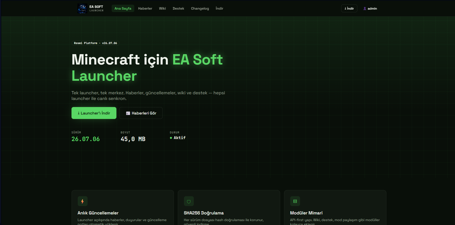 EA Soft Launcher'a Hoş Geldiniz