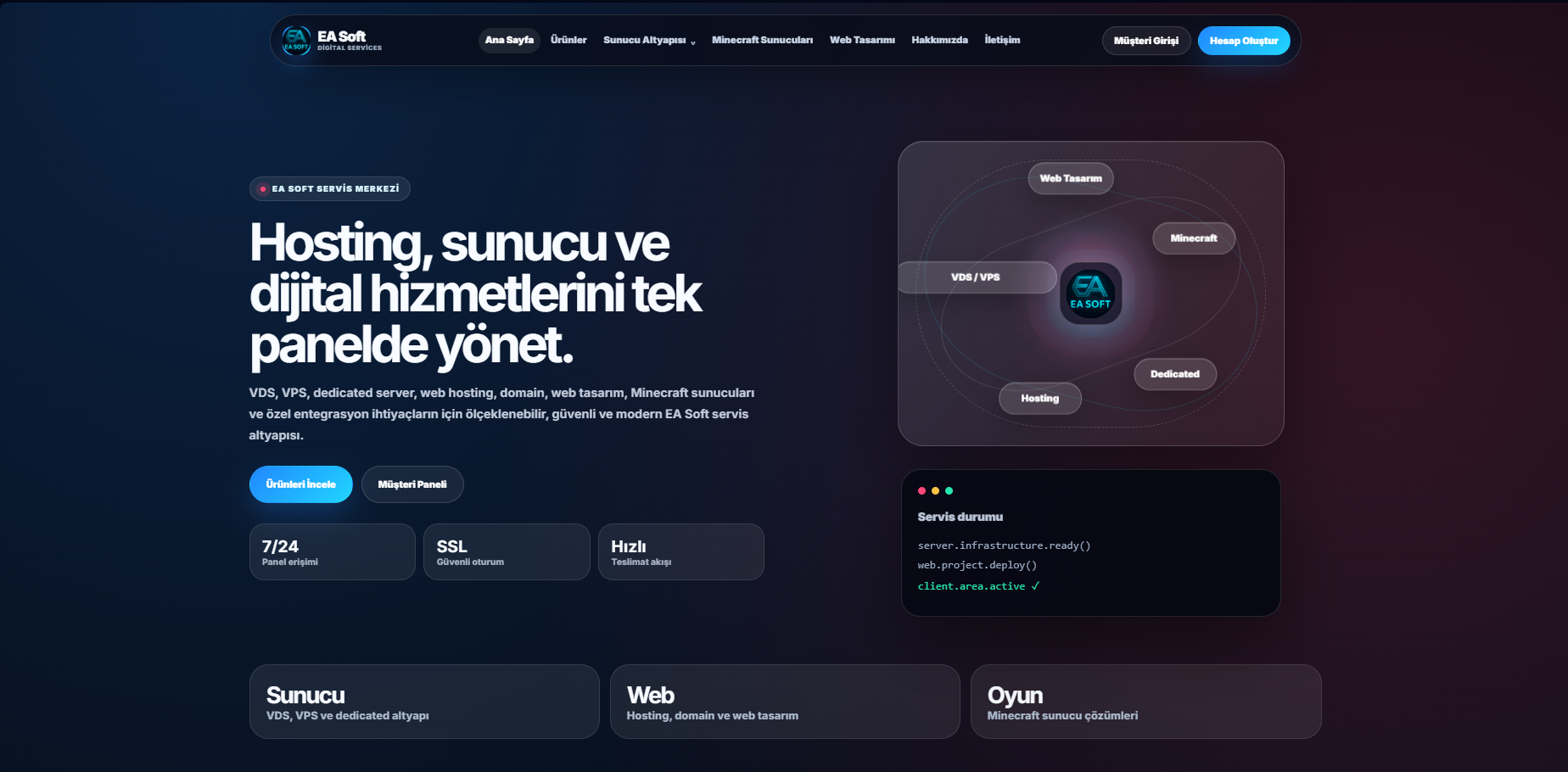 EA Soft Web Sitesi Hakkında