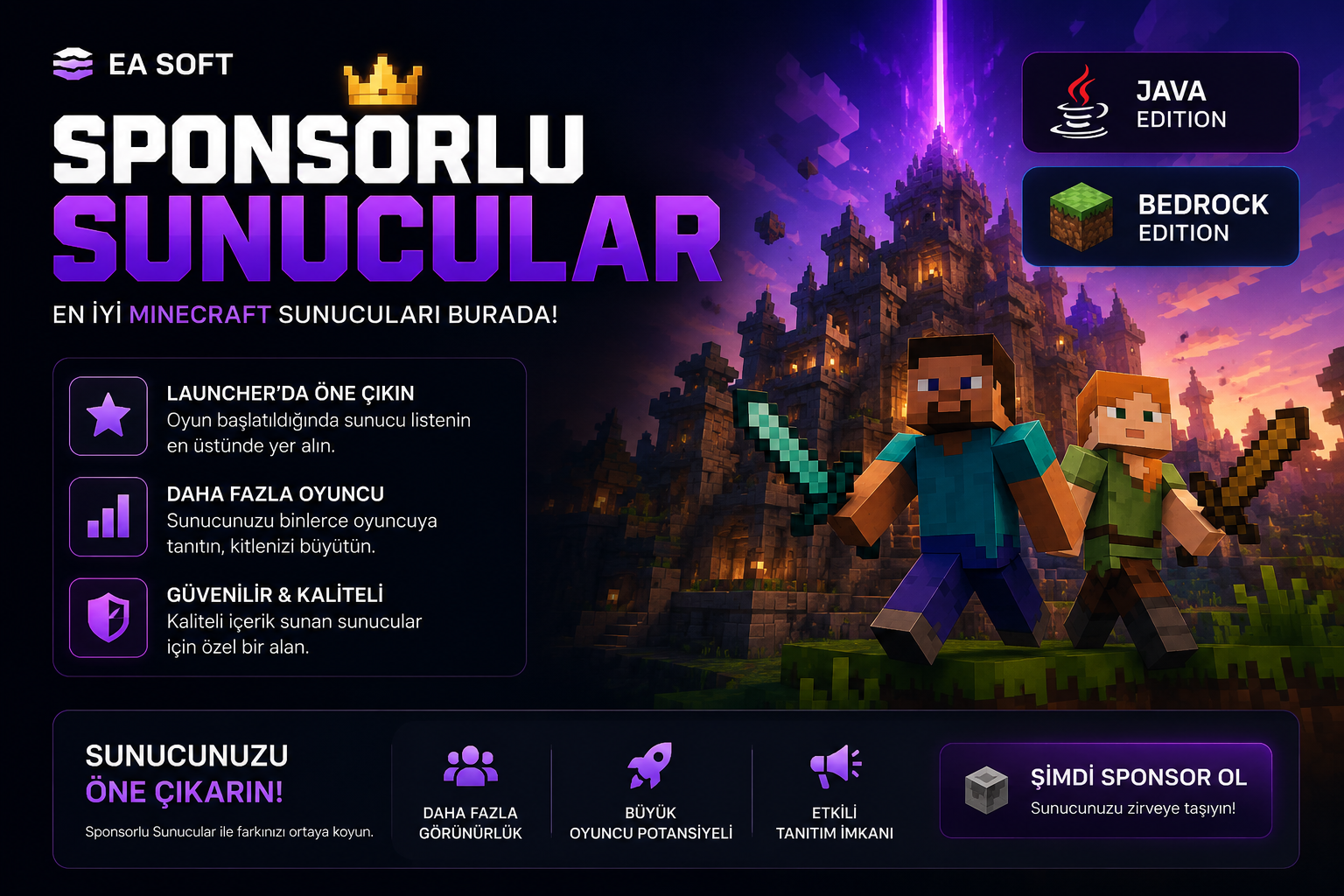 Sİtemizde "Sponsorlu Sunucular" katogorisi açıldı!