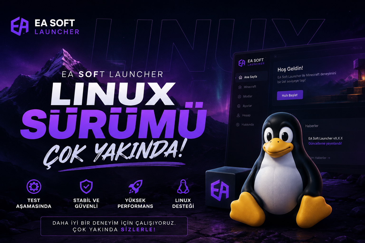 EA Soft Launcher  Linux Güncellemesi